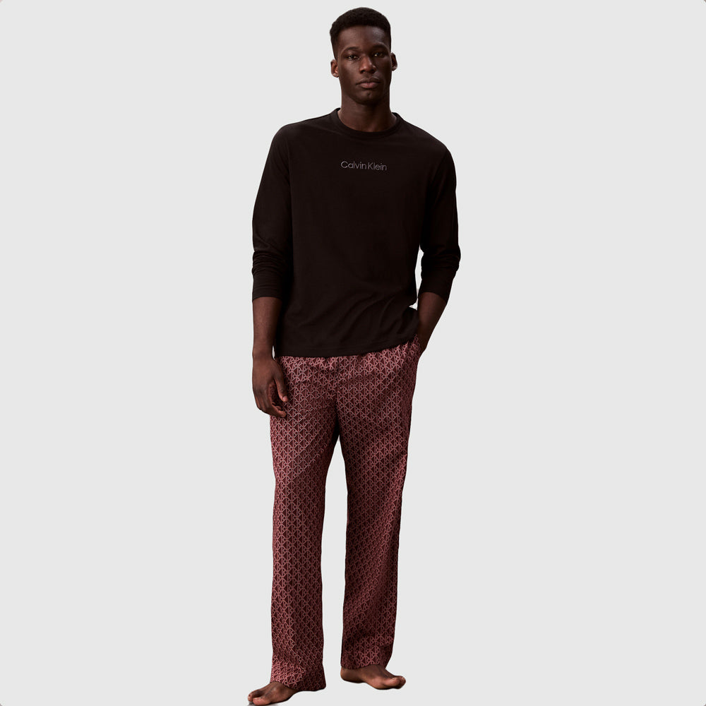 Calvin Klein PJ Set - Black Multi |ThirdBaseUrban