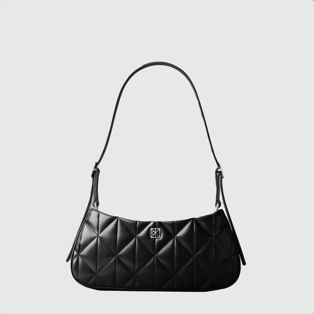 Calvin Klein Quilted Shoulder Bag - Black |ThirdBaseUrban