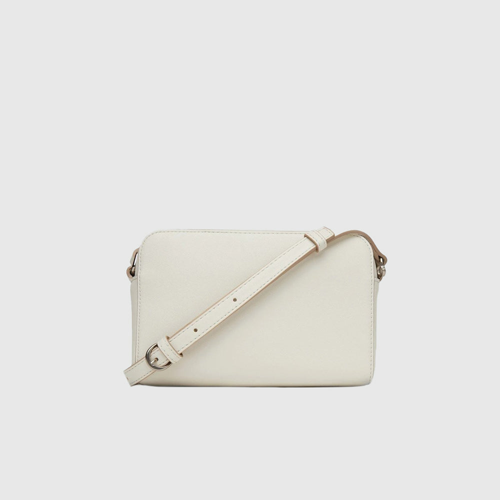 Sculpted Camera Bag - White