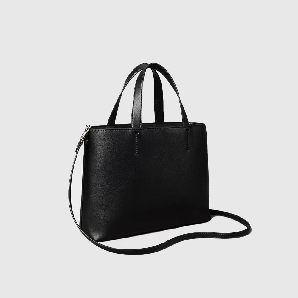 Sculpted Mini Tote - Black