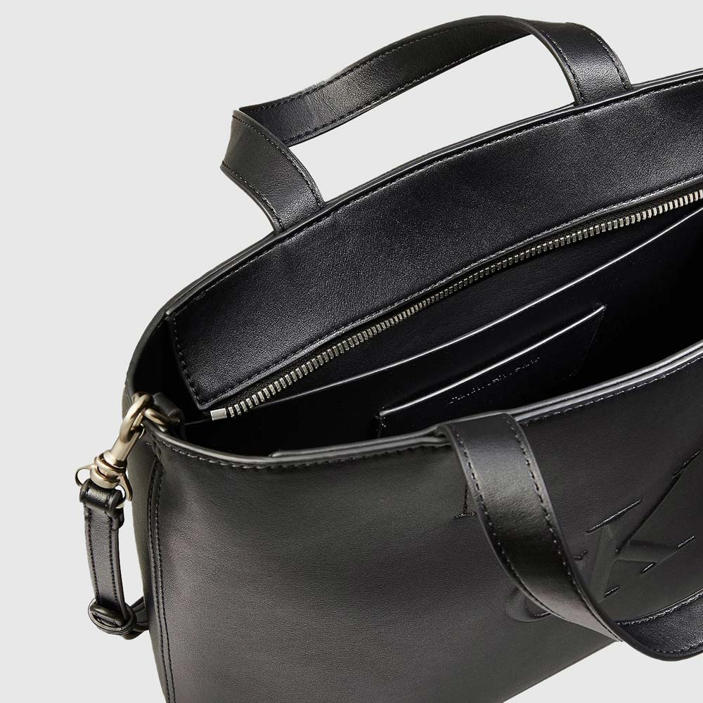 Sculpted Mini Tote - Black