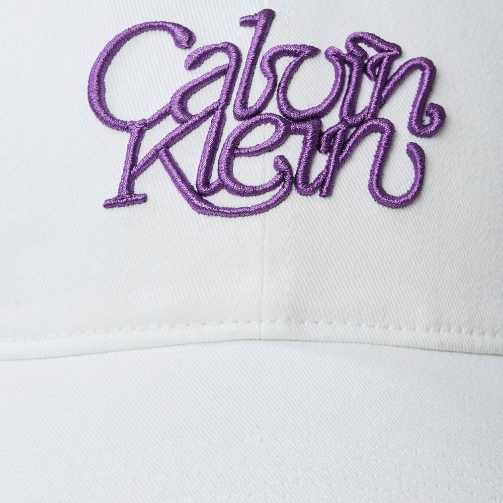 Seasonsal Calvin Graphic Cap - White