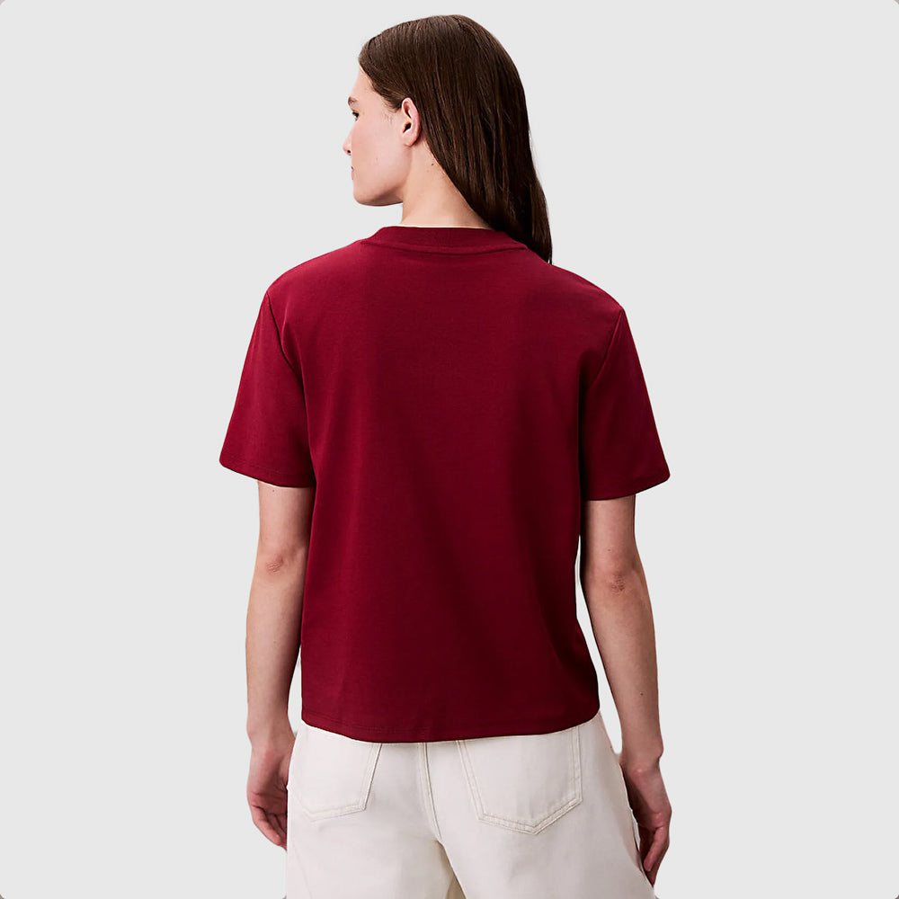 Lux Pima Emblem T-Shirt - Magenta