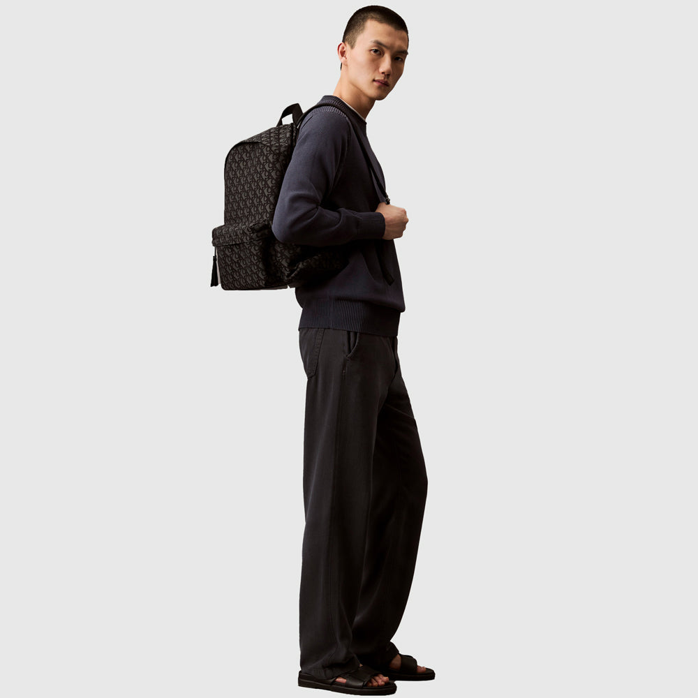 Monogram Backpack - Black