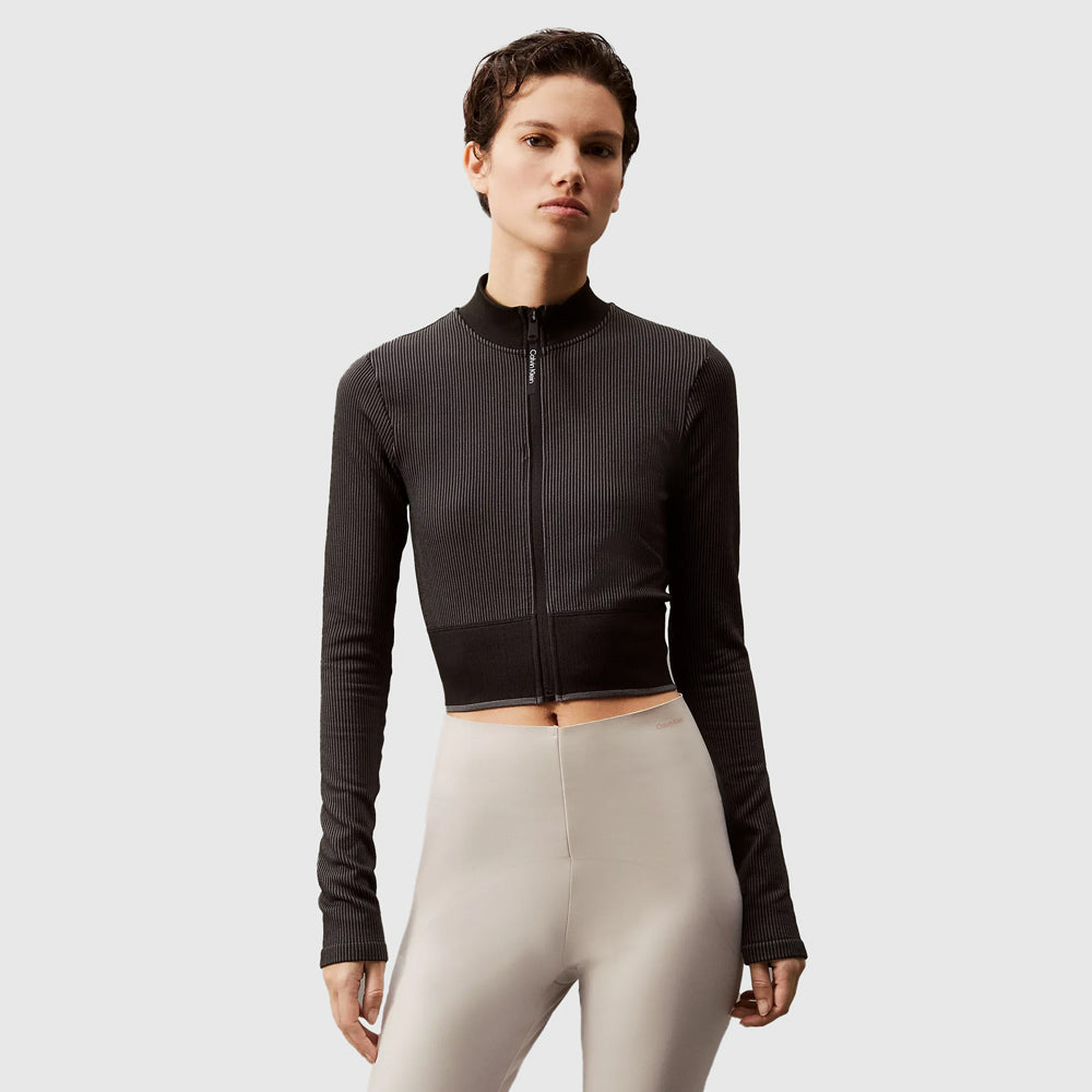 Calvin Klein Seamless Performance Jacket - Black |ThirdBaseUrban