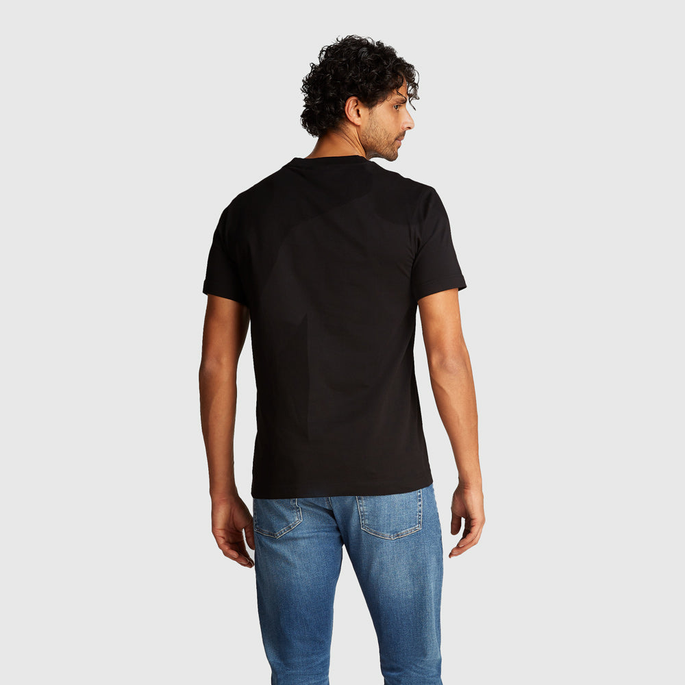 Woven Label Regular T-Shirt - Black