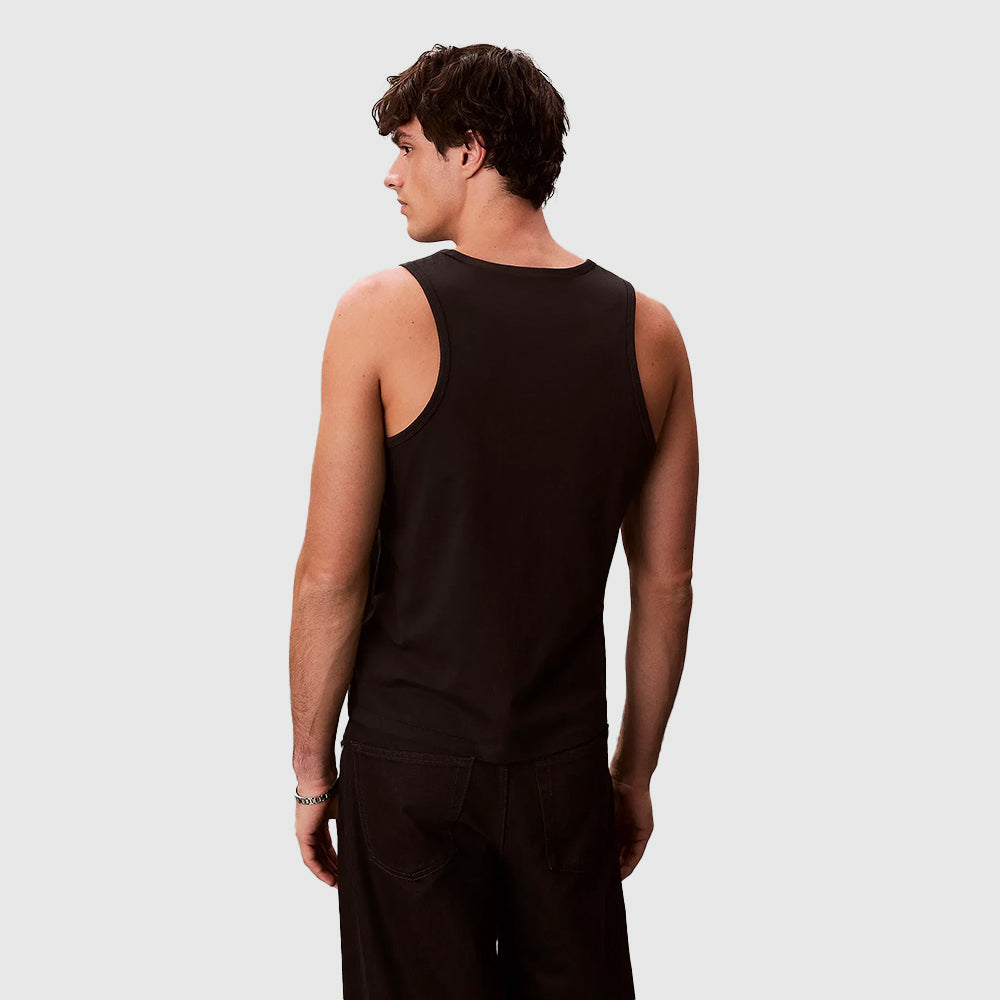 Monogram Logo Tank Top - Black