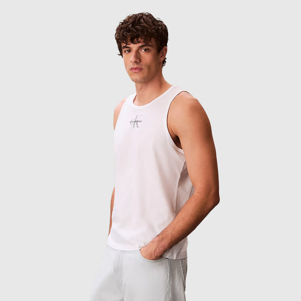 Classic Micro Monologo Tank - White
