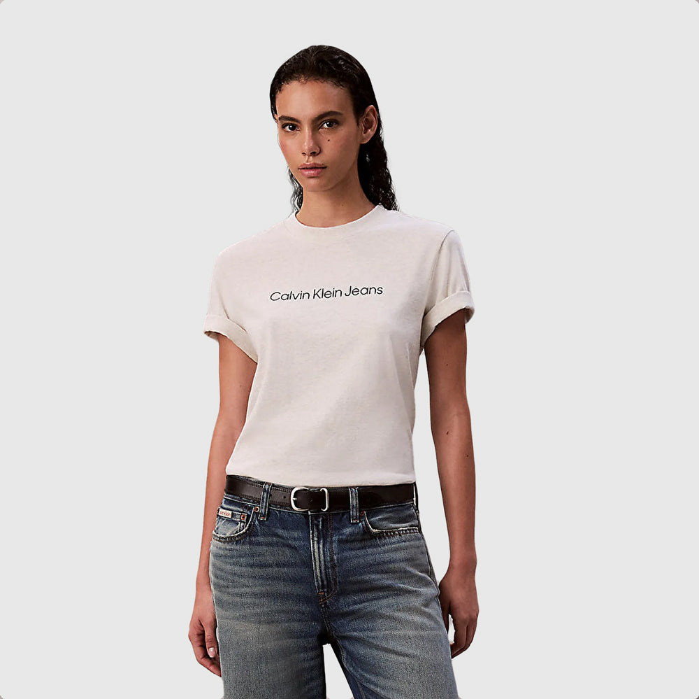 Calvin Klein Classic T-Shirt - Beige |ThirdBaseUrban
