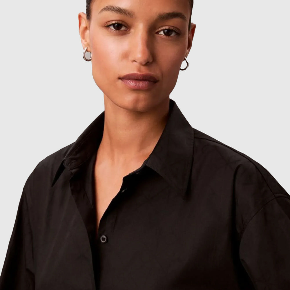 Perfect Button-Down Shirt - Black