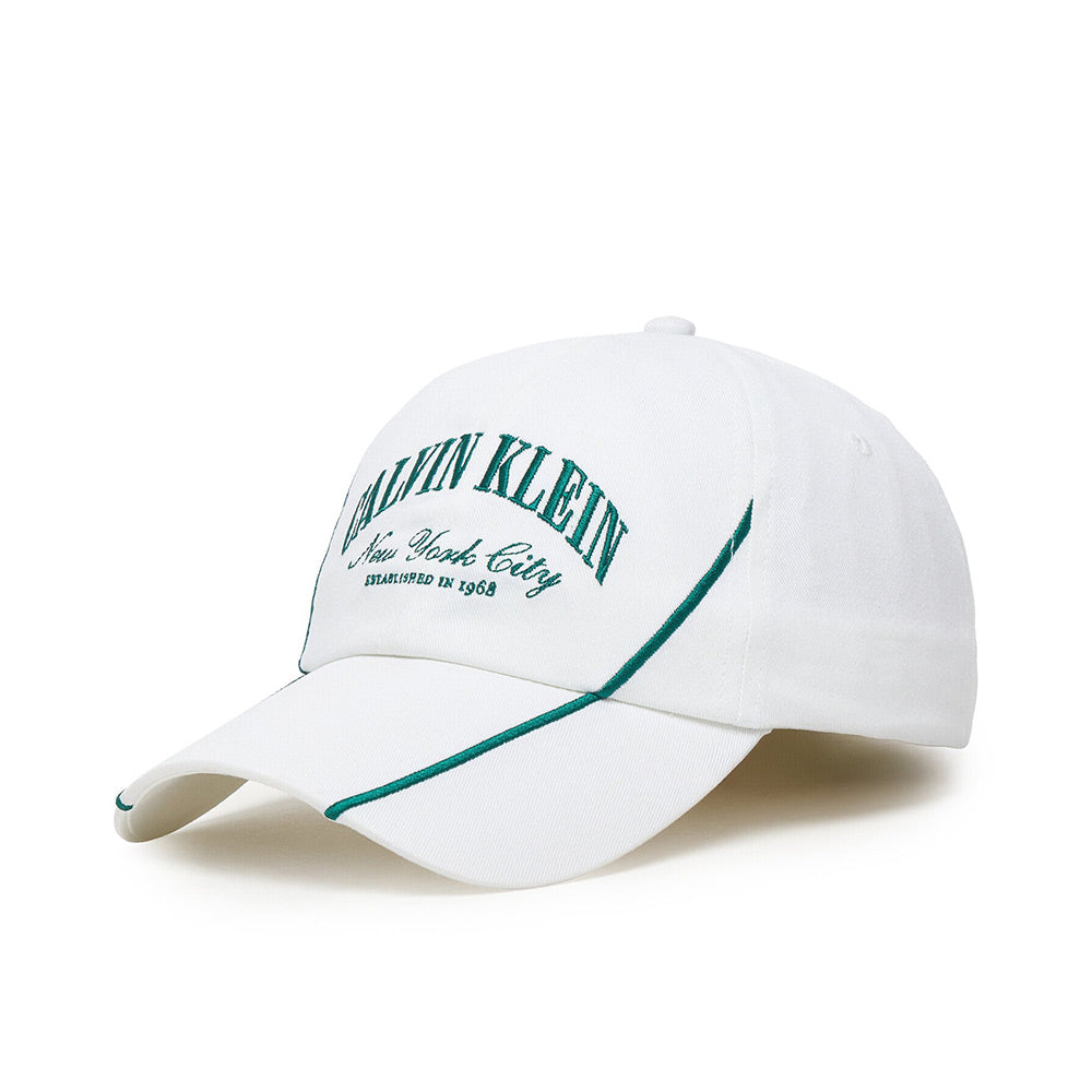 Graphic Signature Cap - White