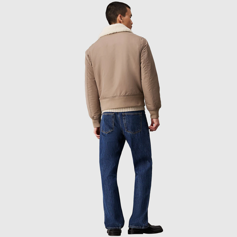 Aviator Sherpa Jacket - Brown