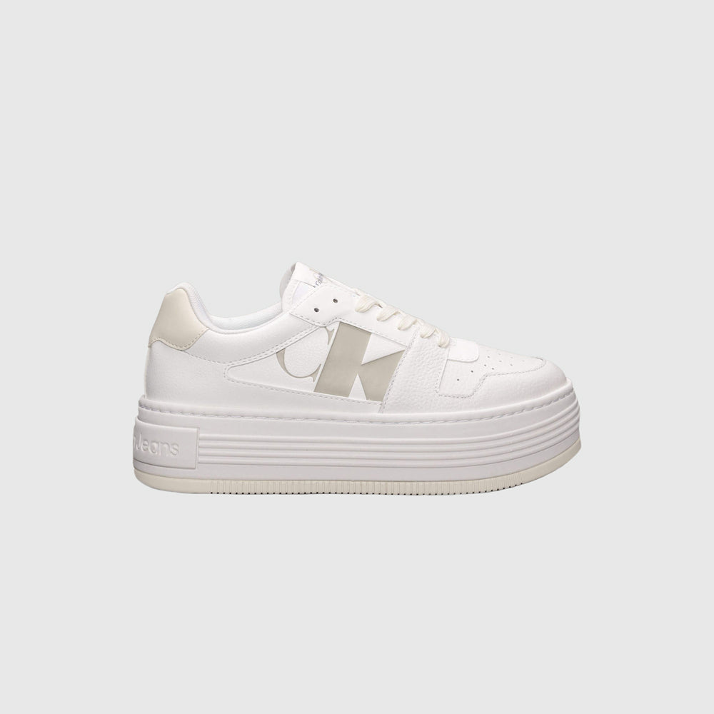 Calvin Klein Bold Platform Laceup Sneaker - White Multi |ThirdBaseUrban
