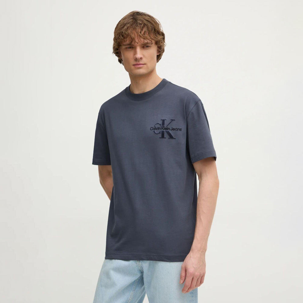 Calvin Klein Bristle T-Shirt - Navy |ThirdBaseUrban