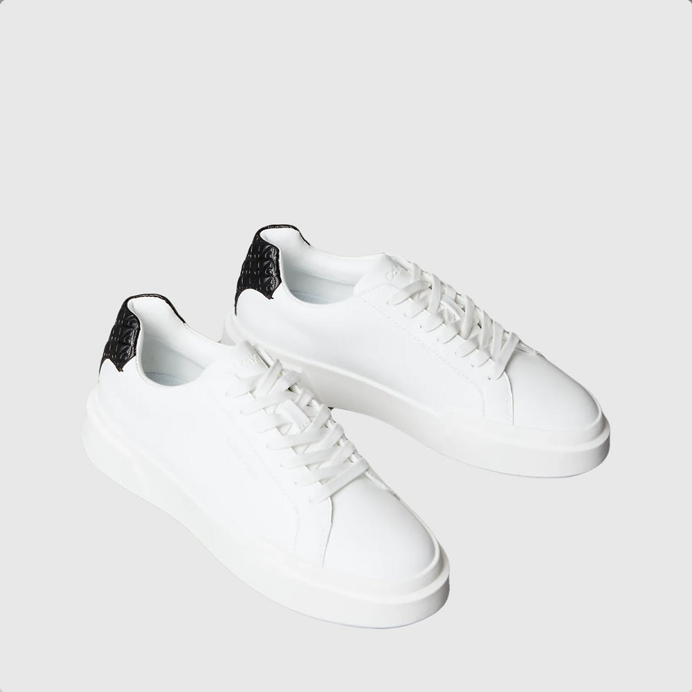 Chunky Cupsole Laceup Sneaker - White