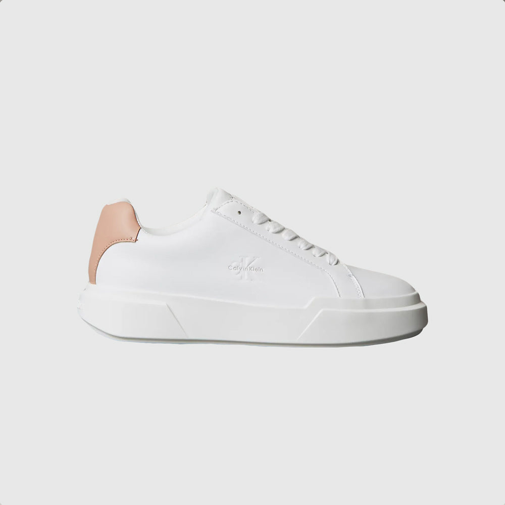 Calvin Klein Chunky Cupsole Sneaker - White Multi |ThirdBaseUrban
