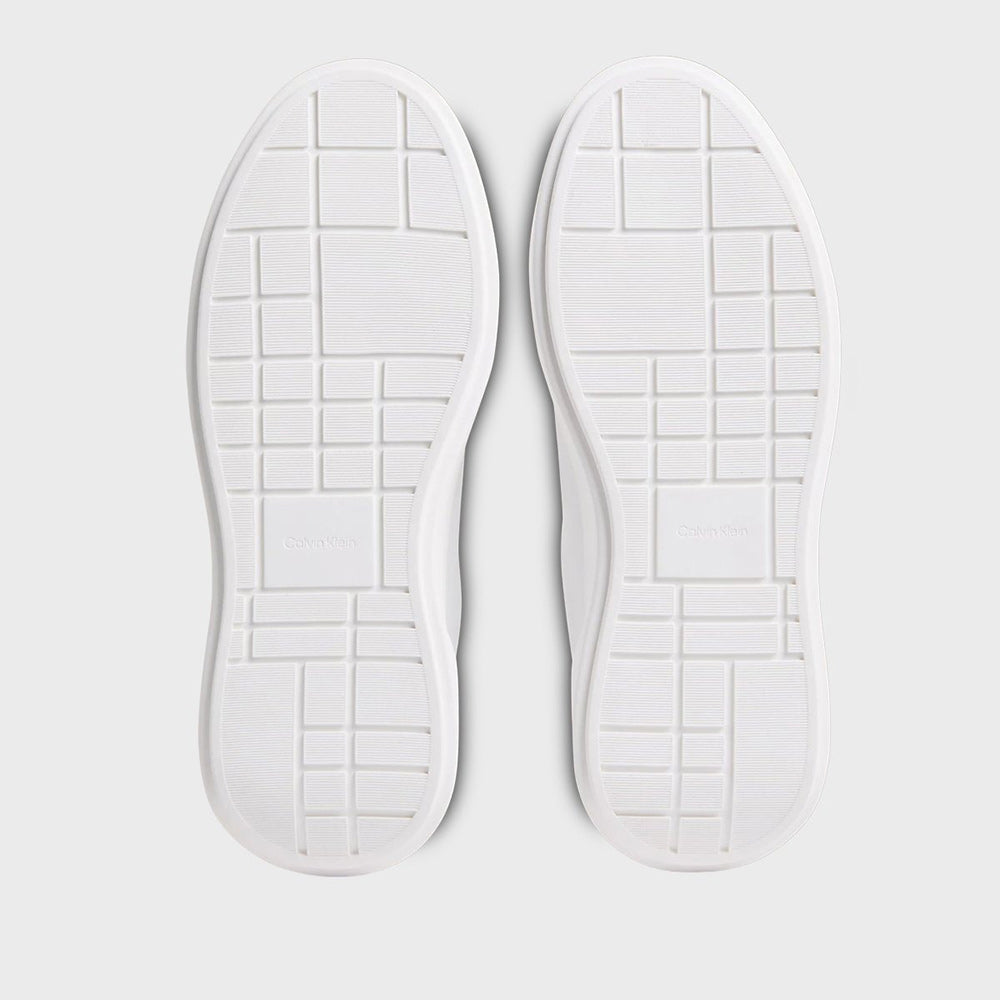 Chunky Cupsole Leather Logo - White Multi