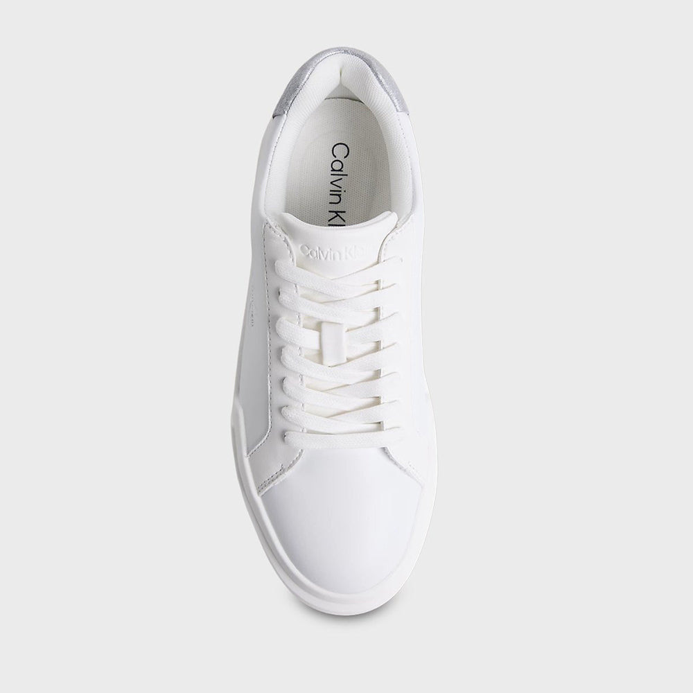 Chunky Cupsole Leather Logo - White Multi