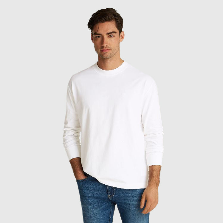 Calvin Klein City Light Longsleeve T-Shirt - White |ThirdBaseUrban