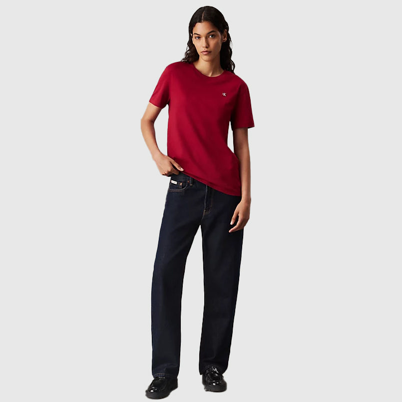 CK Badge Regular T-Shirt - Red*