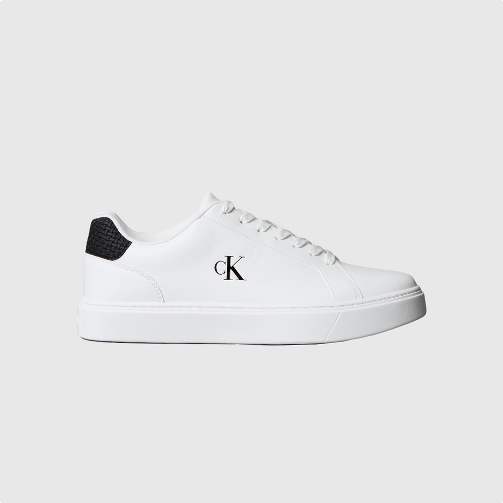 Calvin Klein Classic Leather Sneaker - White |ThirdBaseUrban