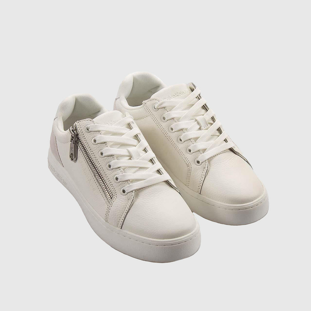 Classic Cupsole Zip Sneaker - White