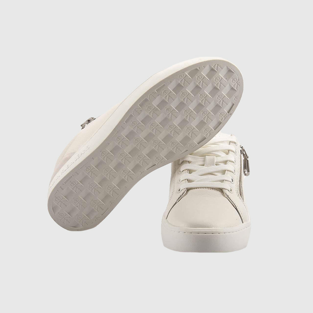 Classic Cupsole Zip Sneaker - White