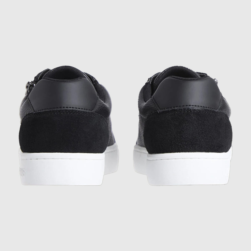 Classic Zip Low Sneaker - Black / White