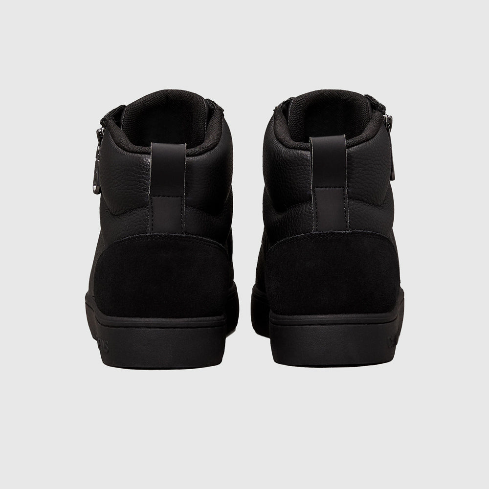 Classic Cupsole Zip Sneaker - Black