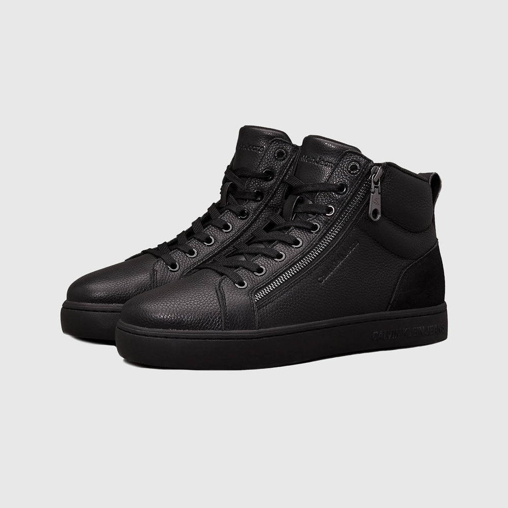 Classic Cupsole Zip Sneaker - Black