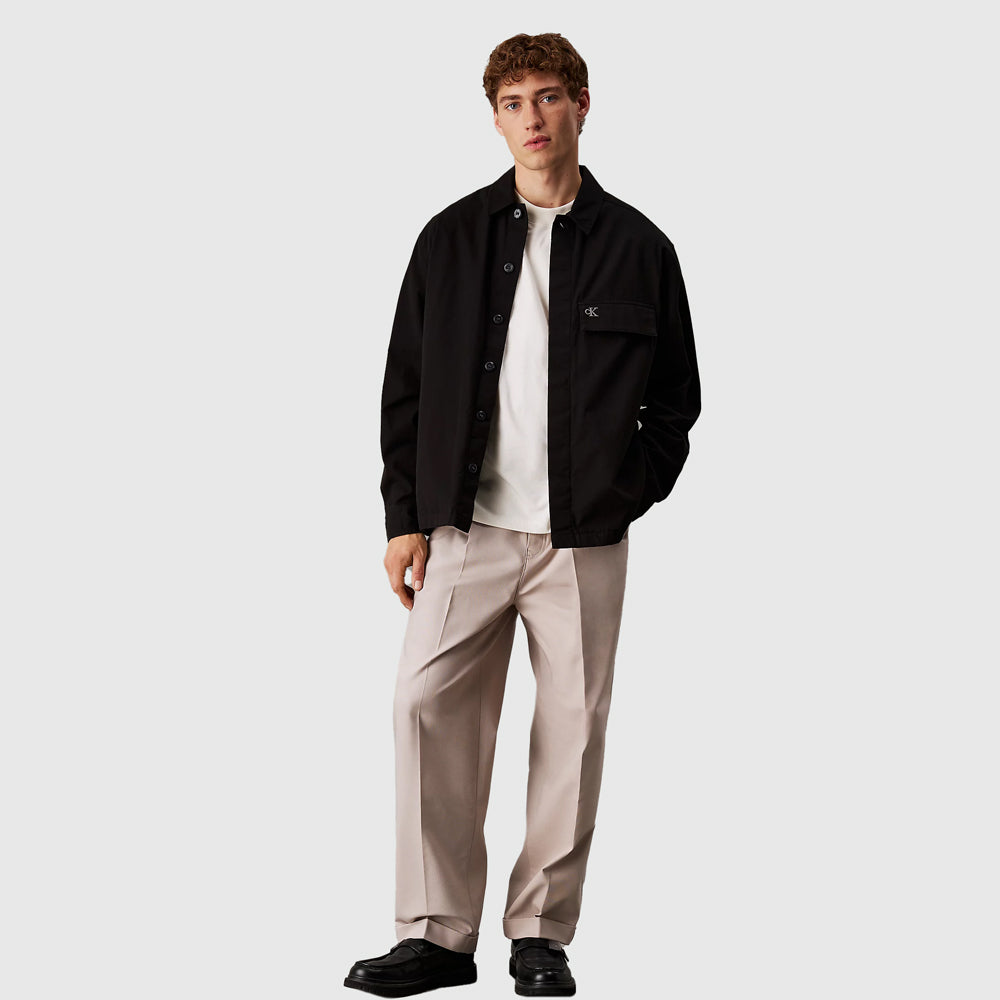Cotton Overshirt - Black