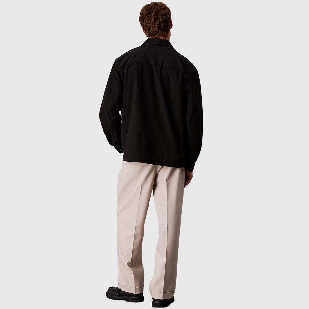 Cotton Overshirt - Black
