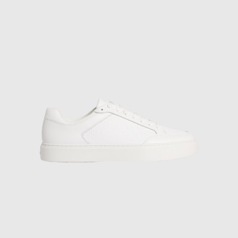 Calvin Klein Mono Laceup Sneaker - White |ThirdBaseUrban