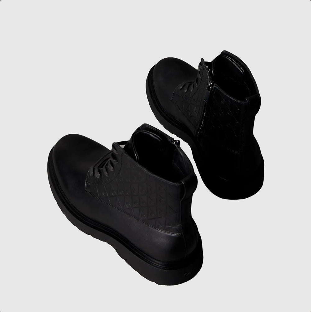 Combat Up Zip Boot - Black