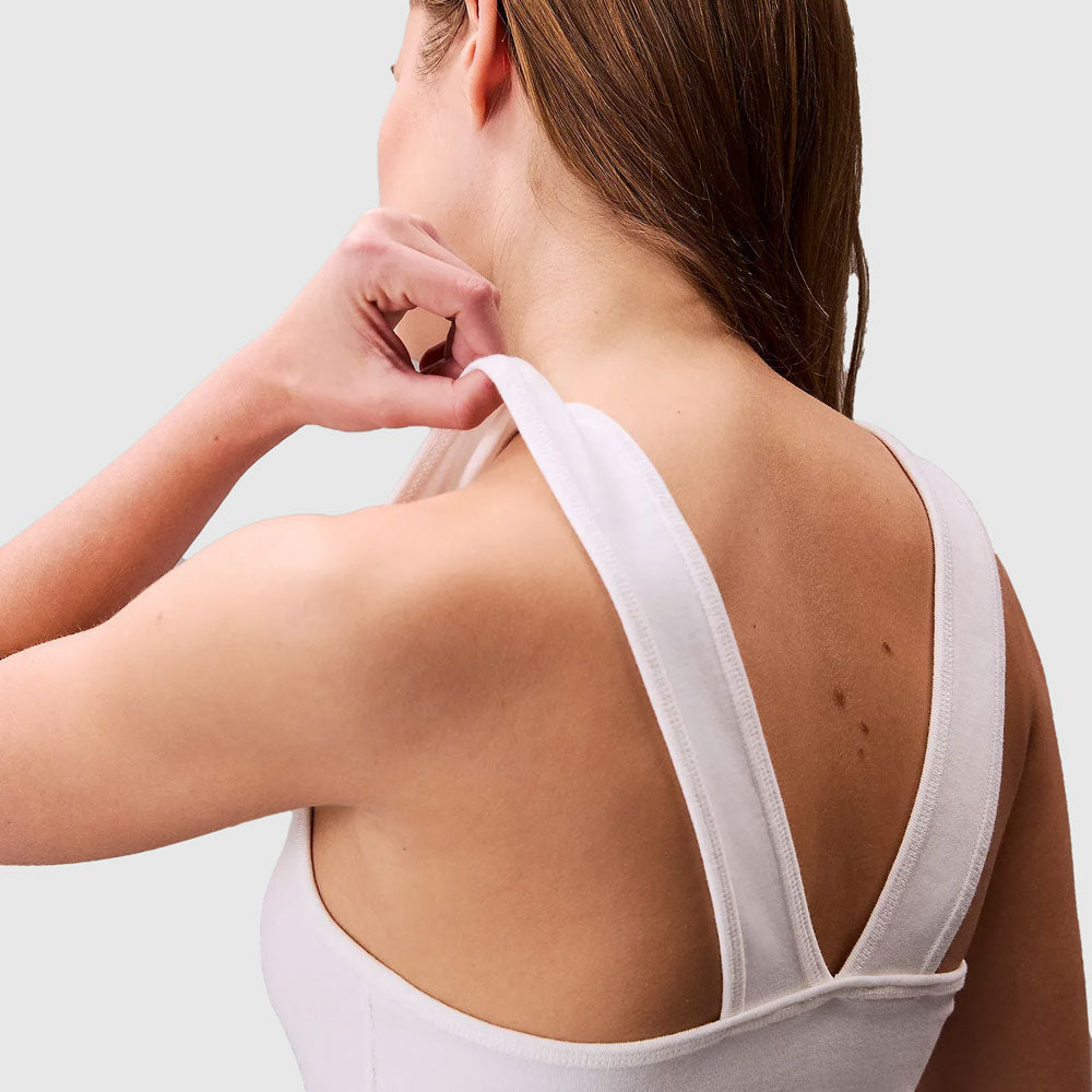 Cotton Rib Tank - White