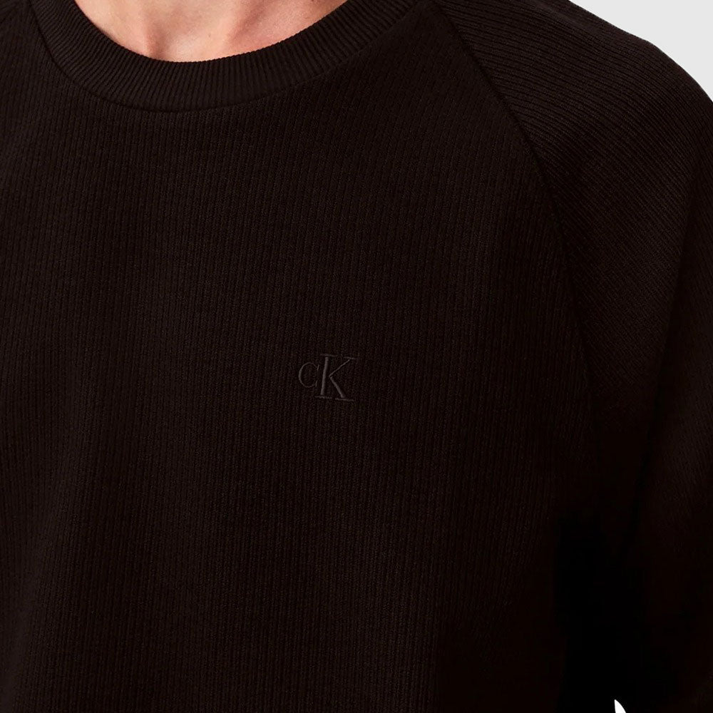 Cozy Flatback Rib T-Shirt - Black
