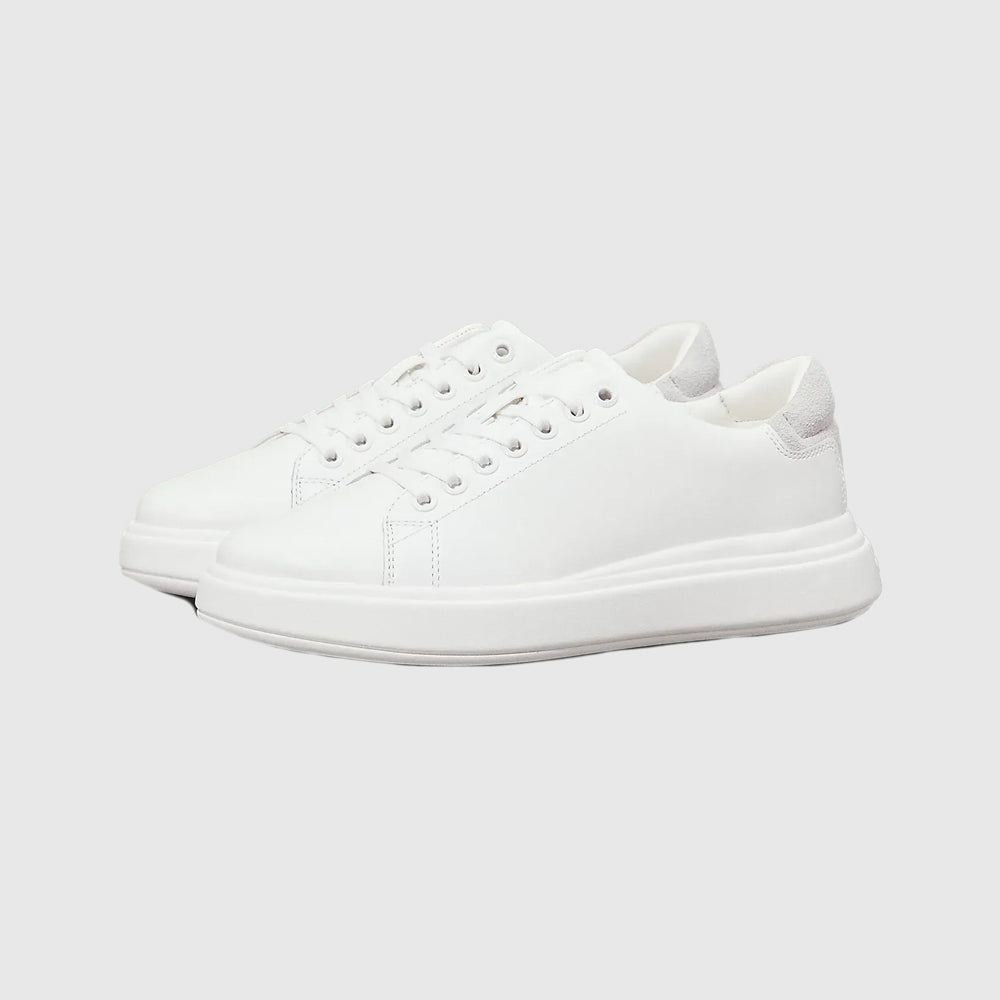 Suede Cupsole Lace Up Sneaker - White Multi