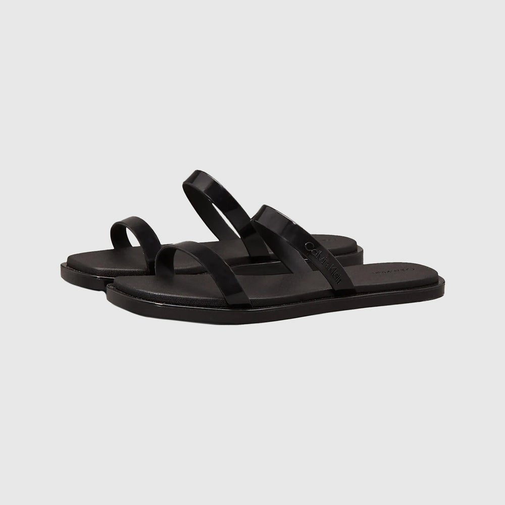 Double Bar Jelly Slide - Black
