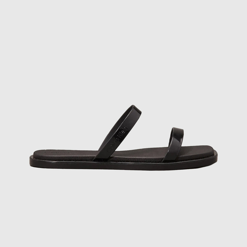 Double Bar Jelly Slide - Black