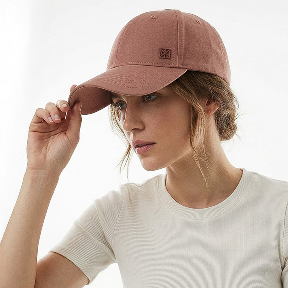 Emblem Hardware Baseball Cap - Dusty Rose