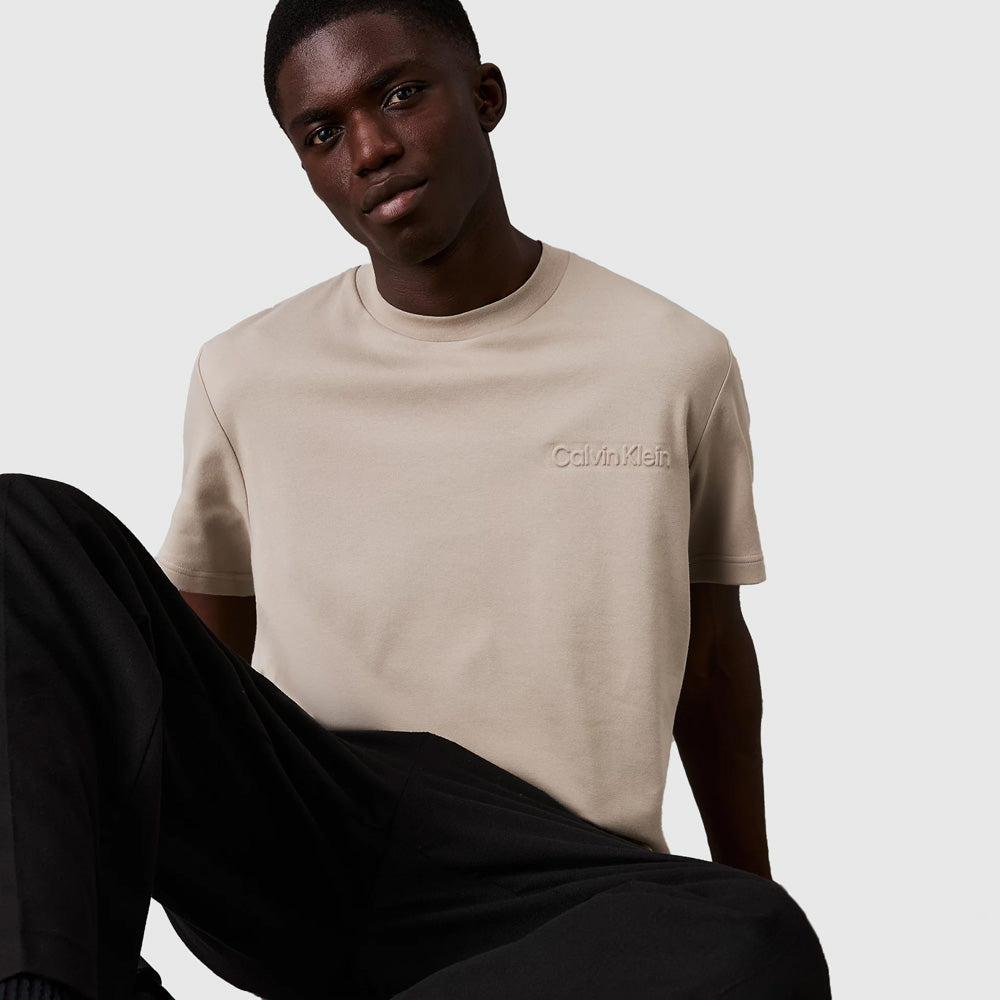 Embossed Logo T-Shirt - Khaki