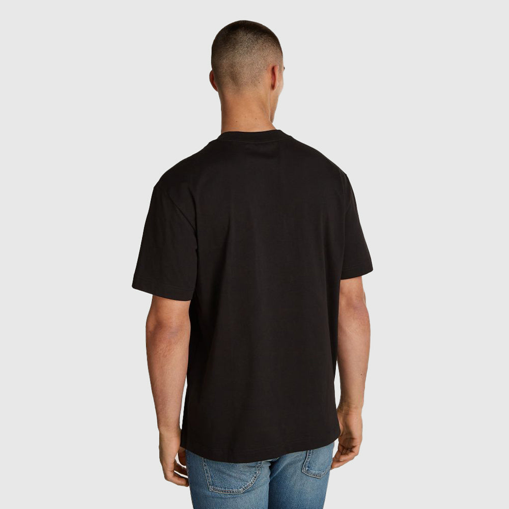Embroidered Box T-Shirt - Black