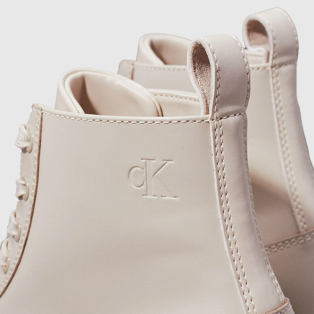 Eva Leather Boot - Offwhite Multi