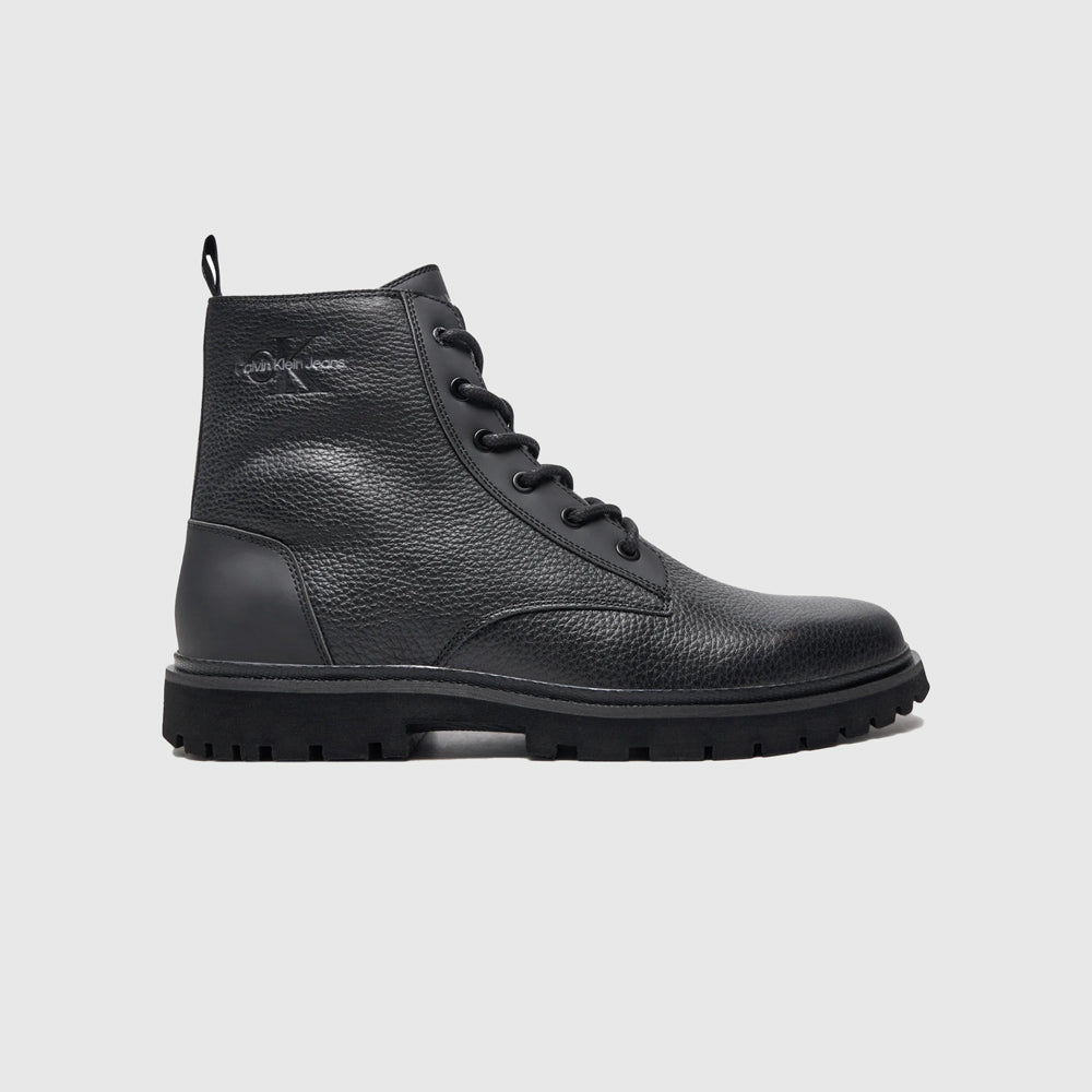 Calvin Klein Eva Leather Boot - Black |ThirdBaseUrban