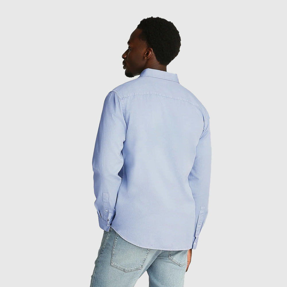 Garment Dyed Shirt - Blue