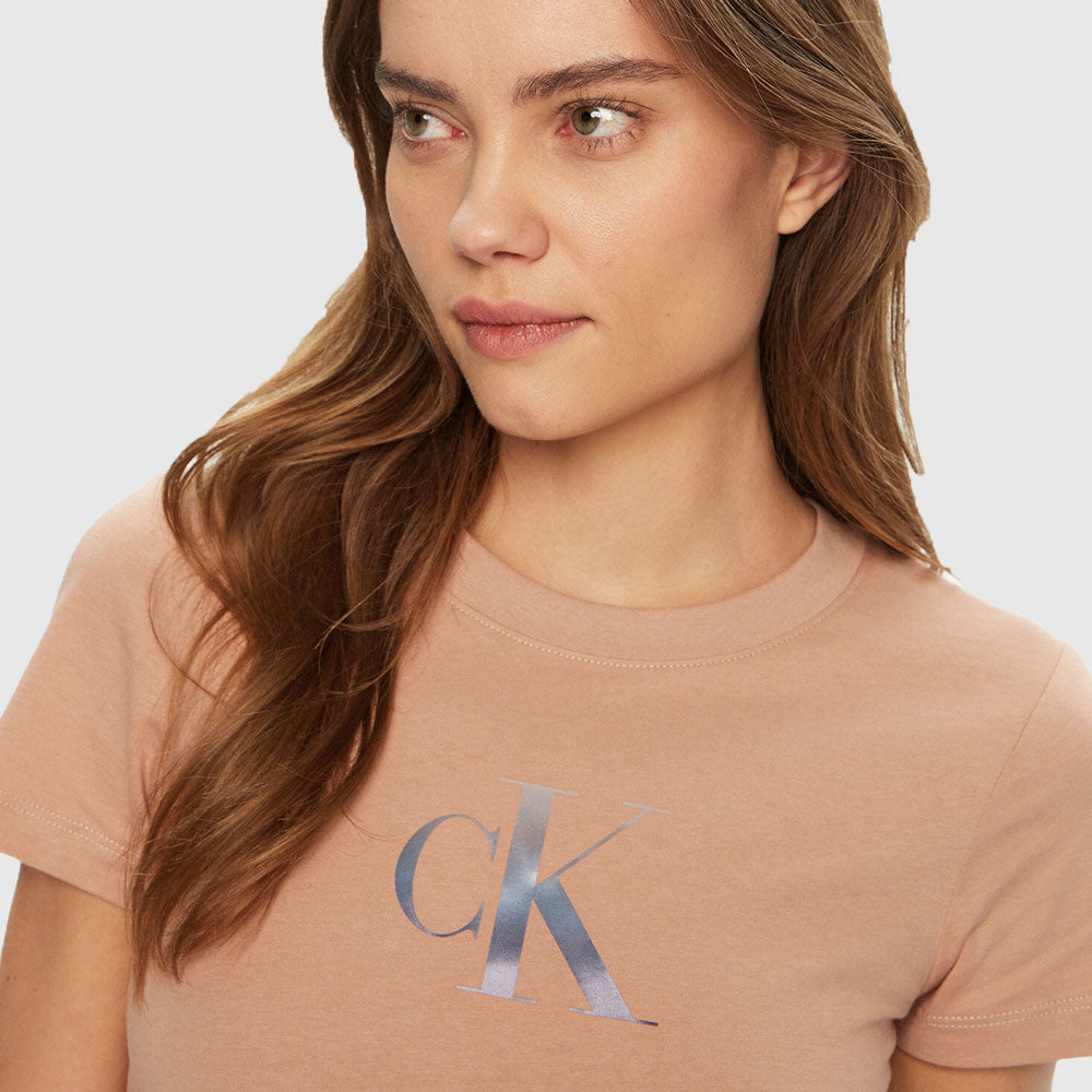 Gradient Ck Slim T-Shirt - Blush