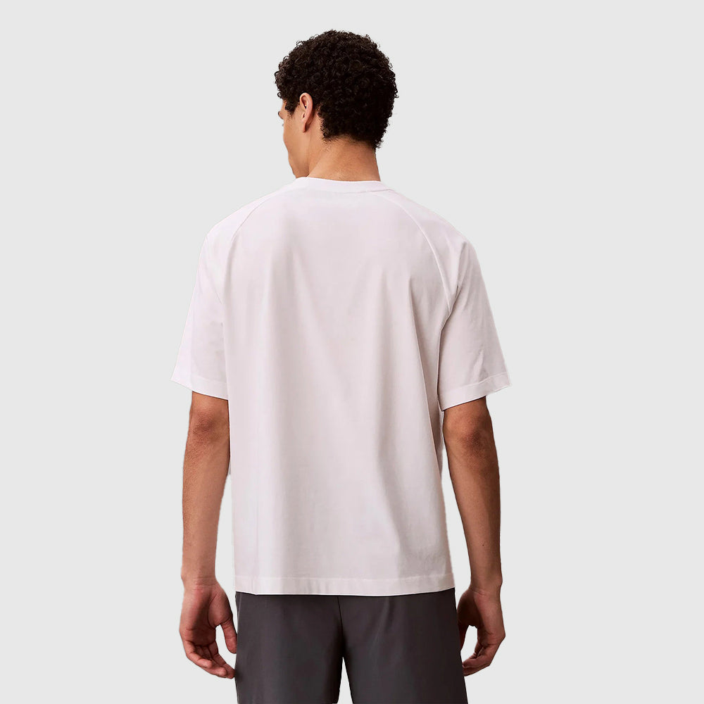 Performance Cotton Blend Gym T-Shirt - White