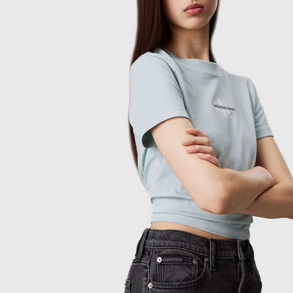 High Rise Straight Jeans - Denim Black