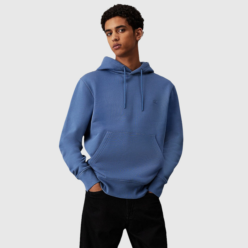 Calvin Klein Heavy Terry Hoodie - Blue |ThirdBaseUrban