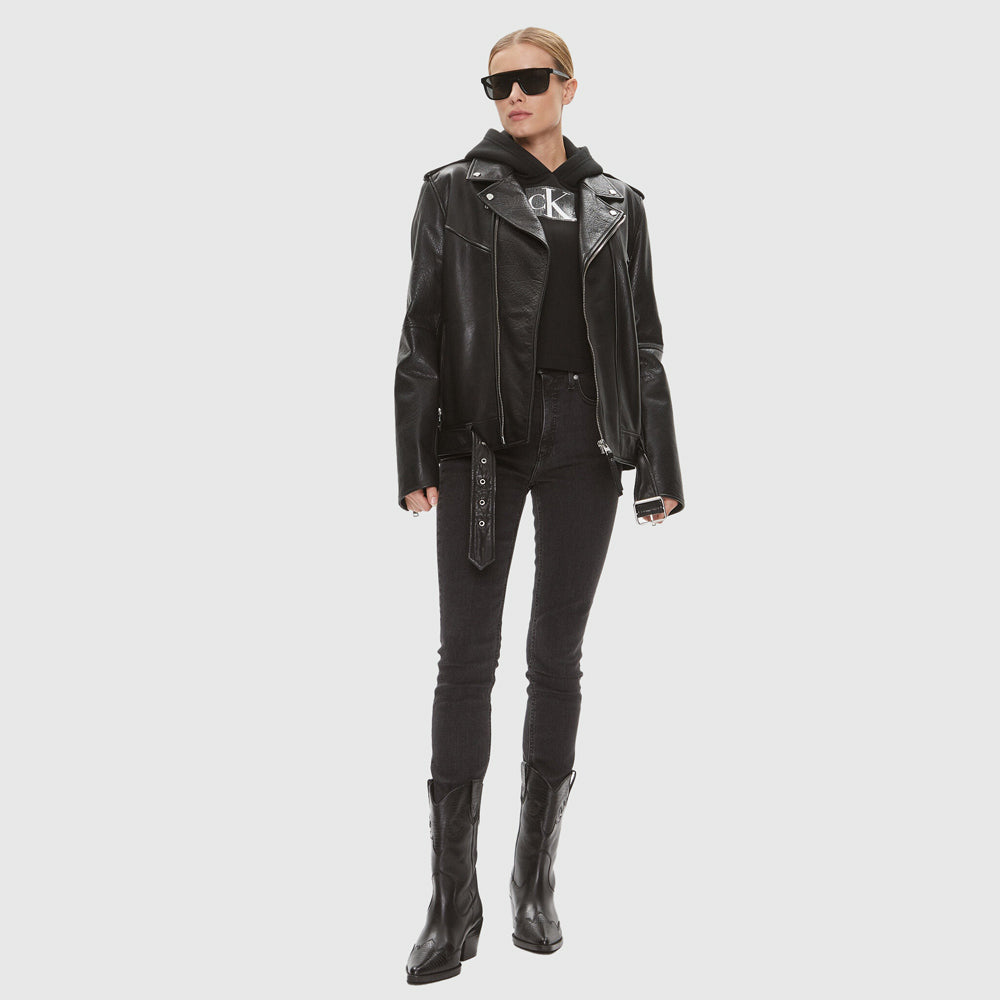 High Rise Skinny - Denim Black